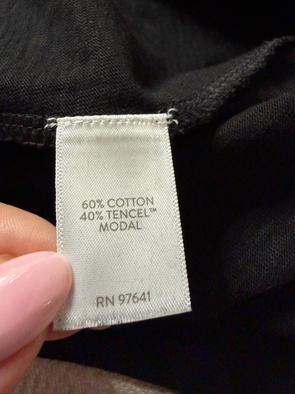 NEW JJill Black Tencel Modal Shift Dress XL Summer Pockets Sleeveless - Picture 7 of 8